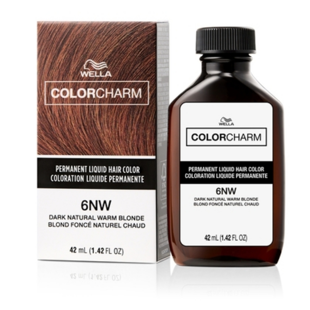 Wella Color Charm Permanent Liquid Haircolor - 6NW Dark Natural Warm Blonde